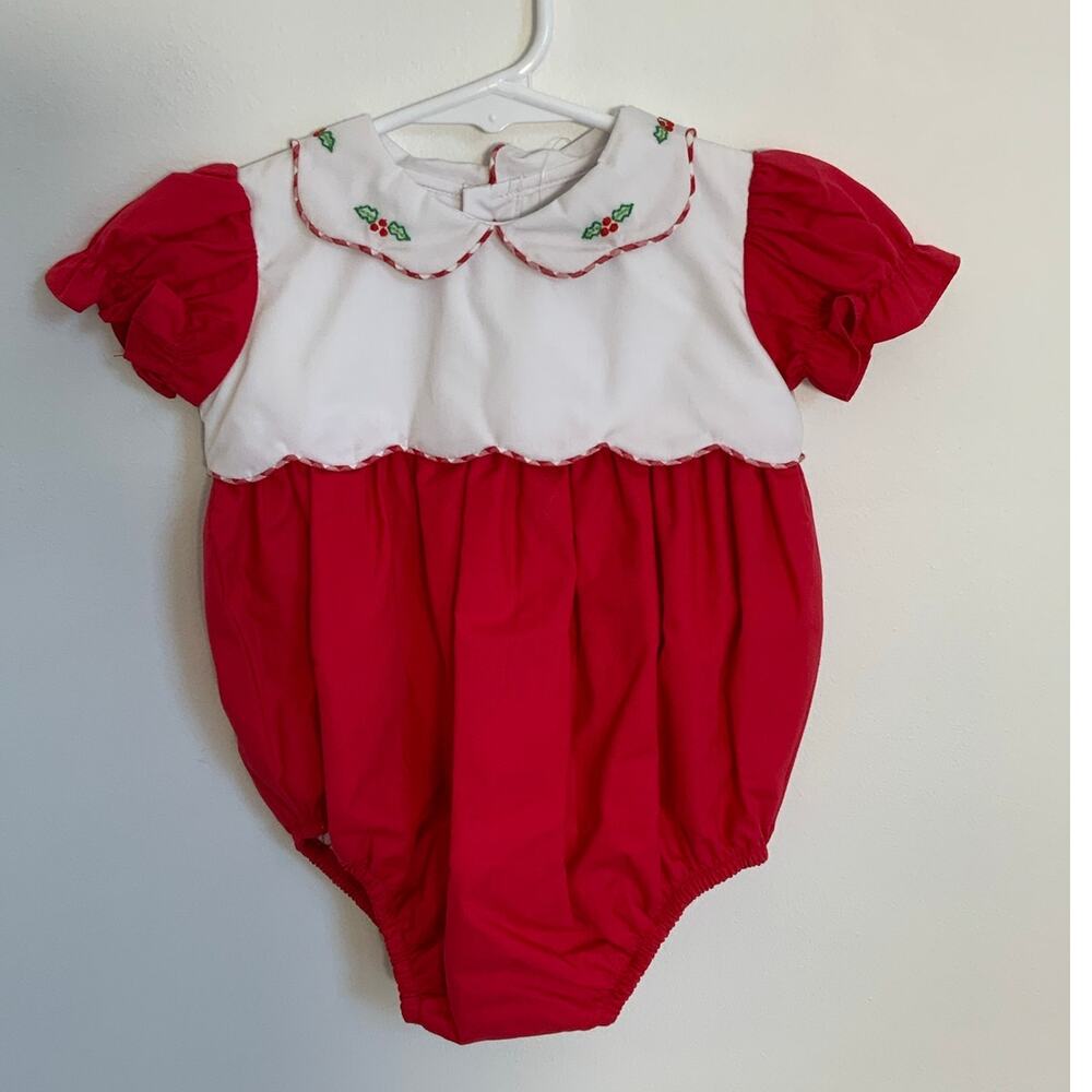 The Proper Peony Tinsel Red Bubble NWT size 9 mo